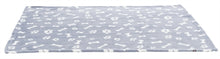 Trixie Hundedecke Kenny Fleece Knochen / Pfoten Blau